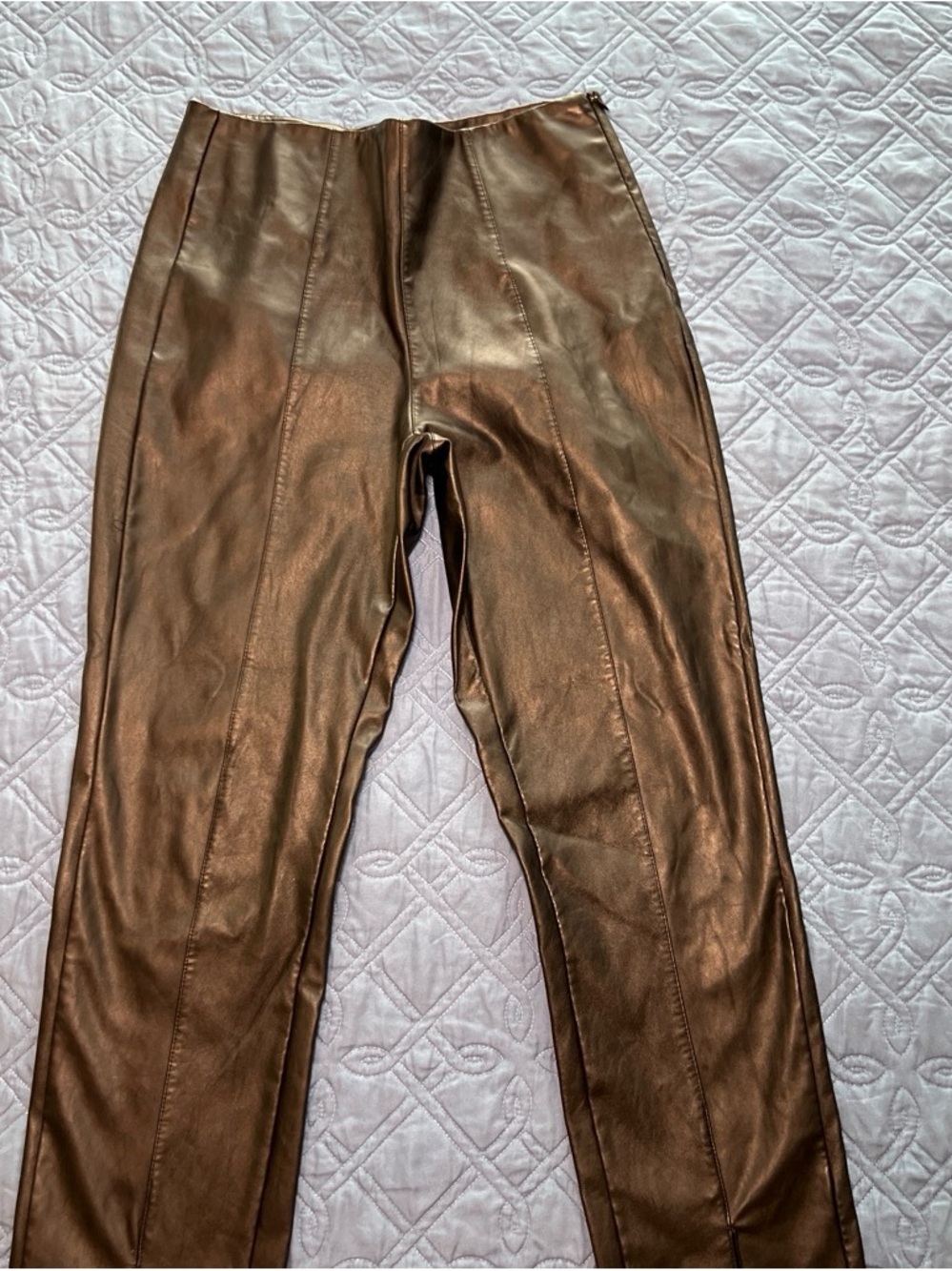 Forever 21 Black Faux Leather Pants